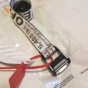 Off-White Belt (Silver)